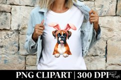 Boxer Bunny Ears,, Clipart |T-shirt, Mug, Tumbler Product Image 4