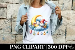 Easter Bunny Clipart |T-shirt, Mug PNG Product Image 4