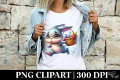 Easter Bunny Clipart |T-shirt, Mug PNG Product Image 3