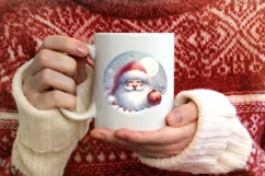 Christmas Ornament with Santa PNG Product Image 4