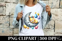 Easter Bunny Clipart |T-shirt, Mug PNG Product Image 4