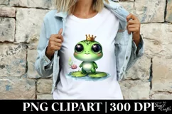 Frog Crown Love |T-shirt, Mug PNG Product Image 4