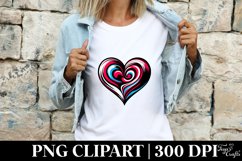 Valentines Floral Heart , Clipart |T-shirt, Mug, Tumbler Product Image 4