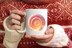 Molten Candy Christmass Scene Sublimation PNG Product Image 3