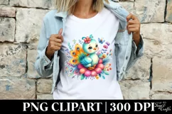 Easter Bunny Clipart |T-shirt, Mug PNG Product Image 3