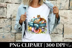 Easter Tiger Clipart |T-shirt, Mug PNG Product Image 3