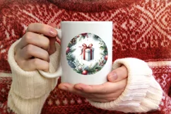 Gift Christmas Ornament Sublimation PNG Product Image 4
