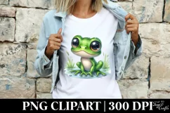 Baby Frog |T-shirt, Mug PNG Product Image 4
