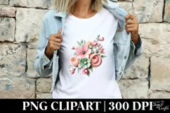 Flower, Clipart |T-shirt, Mug PNG Product Image 4