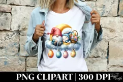 Easter Bunny Clipart |T-shirt, Mug PNG Product Image 3