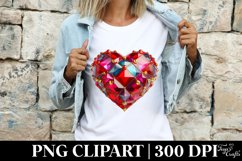 Heart Love Clipart |T-shirt, Mug, Tumbler Product Image 3