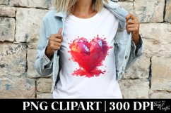 Broken Heart Love Clipart |T-shirt, Mug, Tumbler Product Image 3