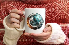 3d Christmas Round Cute Ornament Sublimation Product Image 3