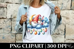 Easter Bunny Clipart |T-shirt, Mug PNG Product Image 3