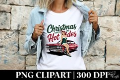 Christmas Vibes and Hot Rides PNG Clipart |Tshirt Design Product Image 5