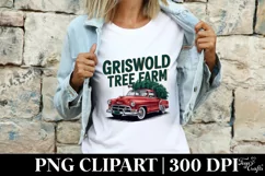 Griswold Tree Farm PNG Clipart |Tshirt Design Product Image 3