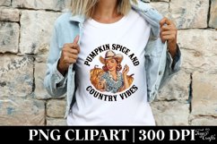 Pumpkin Spice and Country Vibes PNG Product Image 3
