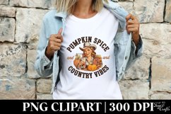 Pumpkin Spice and Country Vibes PNG Product Image 4