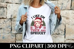I like them real thick and sprucey Clipart PNG Product Image 3
