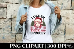 I like them real thick and sprucey Clipart PNG Product Image 3
