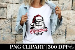 Christmas Vibes Santa PNG Clipart Product Image 5