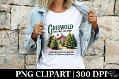 Griswold Tree Farm PNG Clipart |Tshirt Design Product Image 3