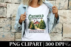 Griswold Tree Farm PNG Clipart |Tshirt Design Product Image 3