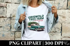 Griswold Tree Farm PNG Clipart |Tshirt Design Product Image 4