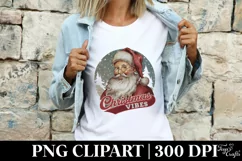 Christmas Vibes PNG Clipart |Tshirt Design Product Image 3