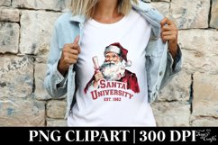 Santa University PNG Clipart |Tshirt Design Product Image 3