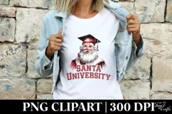 Santa University PNG Clipart |Tshirt Design Product Image 8