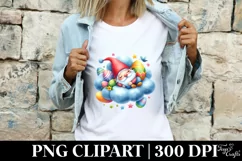 Easter Gnome Clipart |T-shirt, Mug PNG Product Image 4