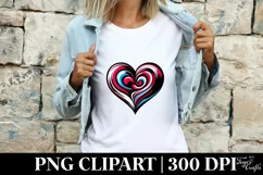 Valentines Floral Heart , Clipart |T-shirt, Mug, Tumbler Product Image 4