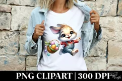 Easter Bunny Clipart |T-shirt, Mug PNG Product Image 4