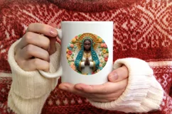 Christmas Round Ornament Sublimation Product Image 3