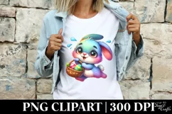 Easter Bunny Clipart |T-shirt, Mug PNG Product Image 4