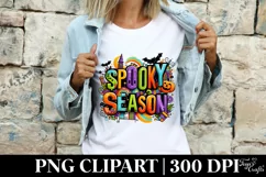 Halloween Spooky Watercolor Clipart PNG Product Image 4