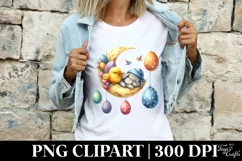 Easter Bunny Clipart |T-shirt, Mug PNG Product Image 4