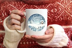 Snowy Wishes Sublimation PNG Product Image 1
