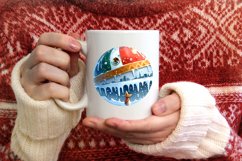 Winter Scene Mexican Person Product Image 4