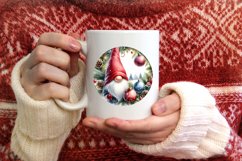 Round Christmas Ornament Sublimation|Clipart Product Image 3