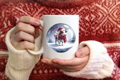 Winter Scene with Cowboy PNG Product Image 4