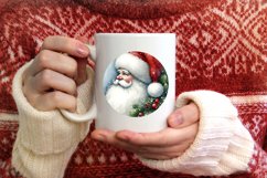 Santa Round Sublimation PNG Product Image 3