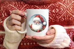 Santa Round Sublimation PNG Product Image 3