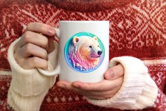 Polar Bear Ornament Sublimation PNG Product Image 3
