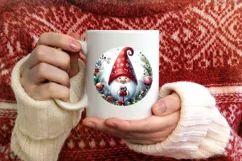 Colorful Christmass Gnome Christmas Ornament Product Image 3