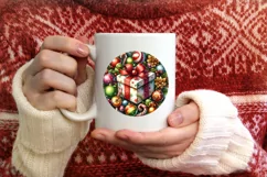 Colorful Gift Watercolor Sublimation PNG Product Image 3