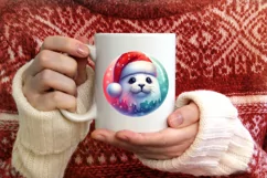 Winter Seal Portrait Sublimation PNG Product Image 4