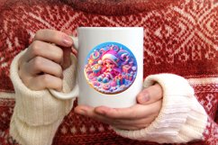 Santa's Girl 3D Type Treatment Sublimation PNG Product Image 3