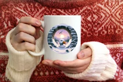 Duck Smiling Snow Wall Sublimation Clipart PNG Product Image 4